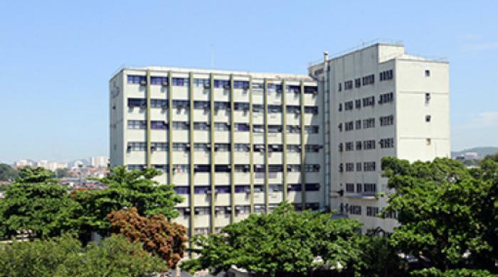 ENSP: Edificação de ensino, pesquisa e extensão. Junto a rua Leopoldo Bulhões.