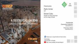 A destruição gaúcha nos extremos climáticos.